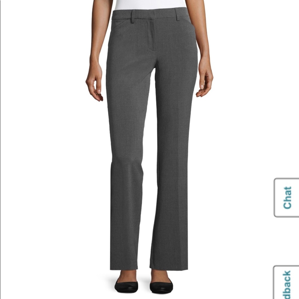 Heather Gray women’s flared dress pants